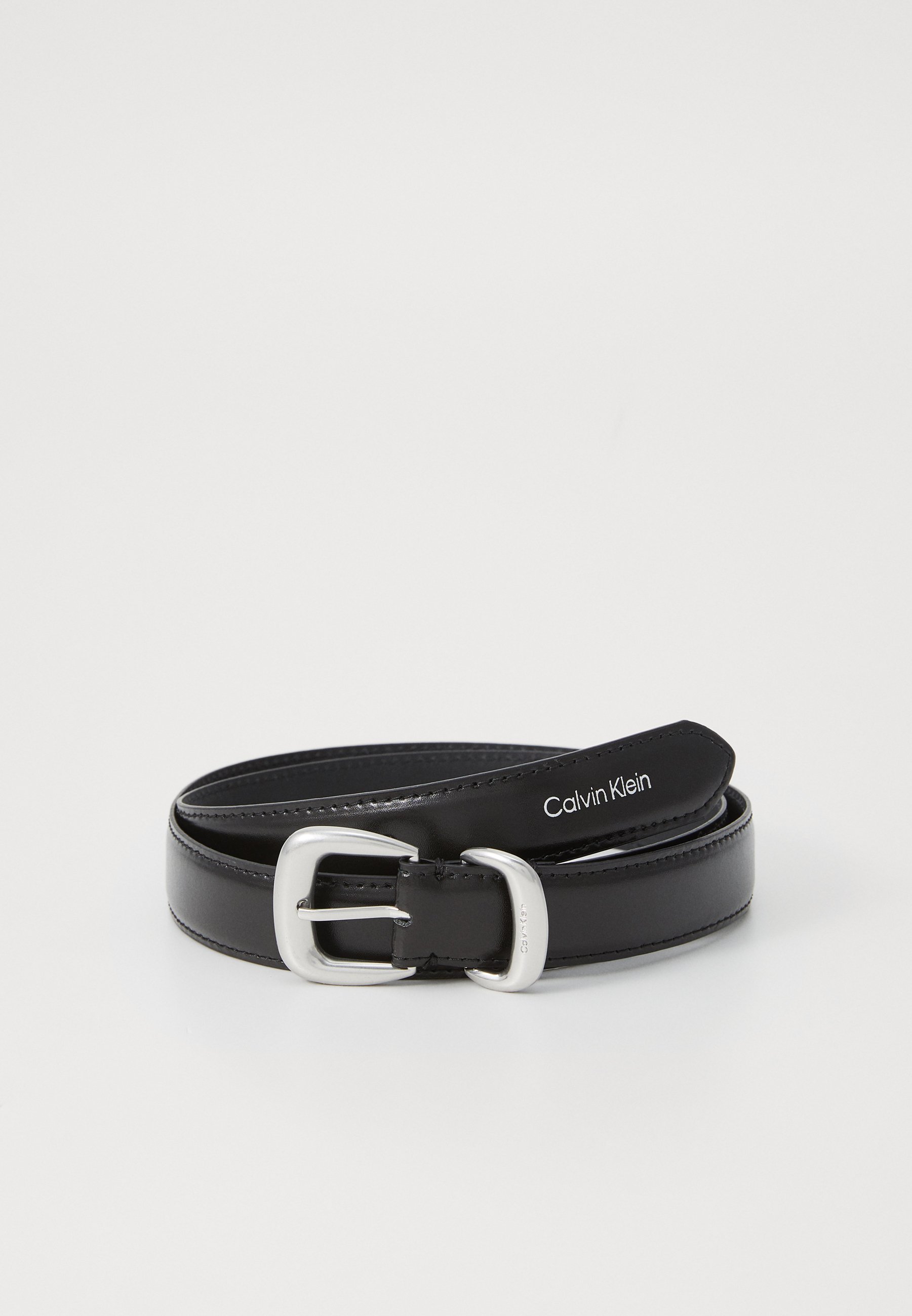Calvin Klein CLASSIC BUCKLE Cintura black/nero