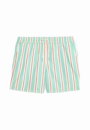 Marks & Spencer QUICK DRY  STRIPED - Badeshorts - pale jade