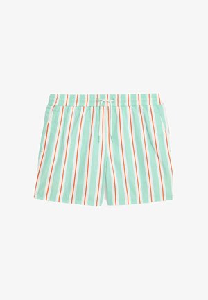 Marks & Spencer QUICK DRY STRIPED - Swimming shorts - pale jade