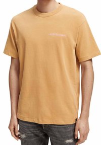 Scotch & Soda Camiseta básica - sand