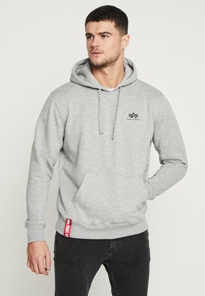 SMALL LOGO - Majica s kapuljačom - grey heather