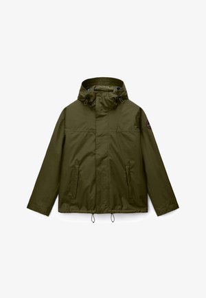 Napapijri, PILLOZ SHORT PARKA 3-IN-1 - Parka - olive