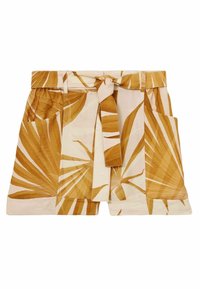 Reiss REGULAR FIT - AVRIL PALM PRINT BELTED - Shortsit - neutral
