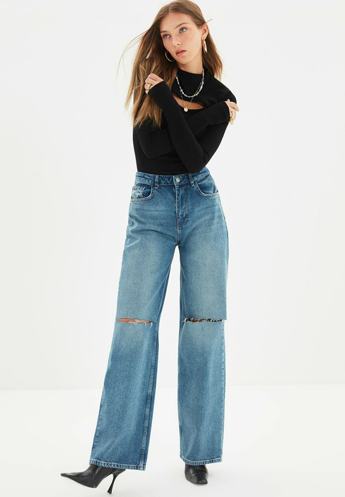 Trendyol Jeans a zampa - blue/blu - Zalando.it