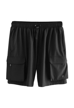 REGULAR FIT GYM TRAINING  - Šortai - black