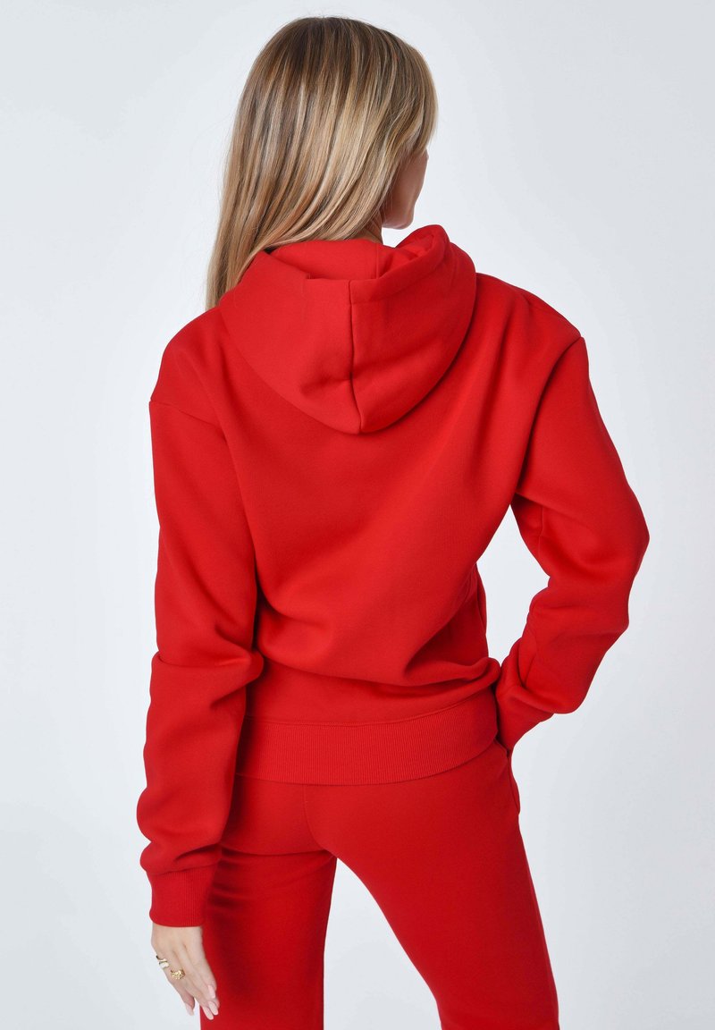 Sweat à capuche en coton mélangé Disney Mickey Mouse - Rouge - Femme