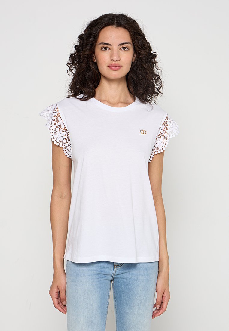 TWINSET T-shirt basic wit TWINSET T-shirt basic wit