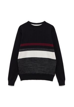 INSIDE PUNTO RAYAS  - Jersey de punto - black
