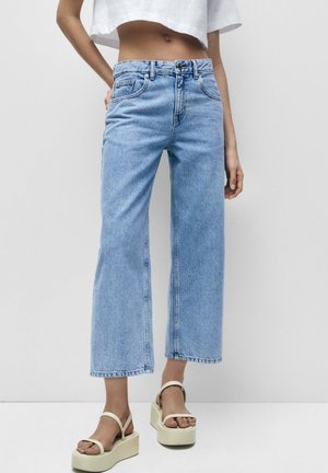 Džíny Straight Fit - stone blue denim