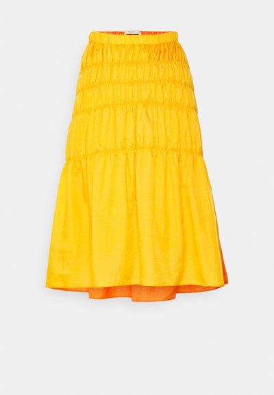 Brogger EXCLUSIVE FREYA SKIRT - Πλισέ φούστα - orange/yellow
