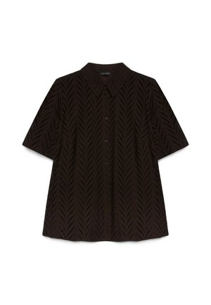 Fiorella Rubino, CAMICIA SANGALLO - Hemdbluse - marrone