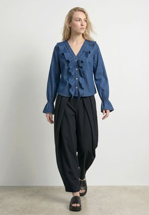 HYPEDROP, Bluse - light medium blue denim