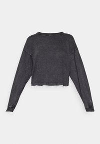 ICONS WASH LONG SLEEVE - Long sleeved top - black