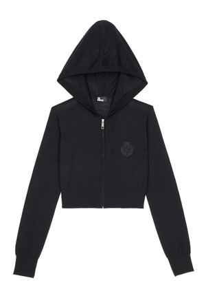 Sudadera con cremallera - black