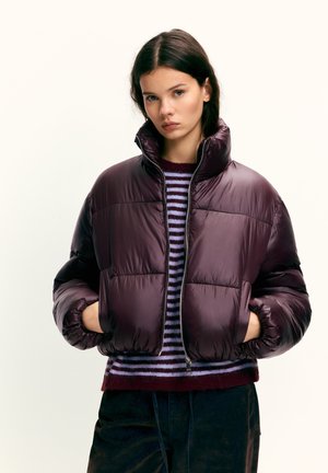 SHIMMERY FINISH - PUFFER - Zimná bunda - bordeaux