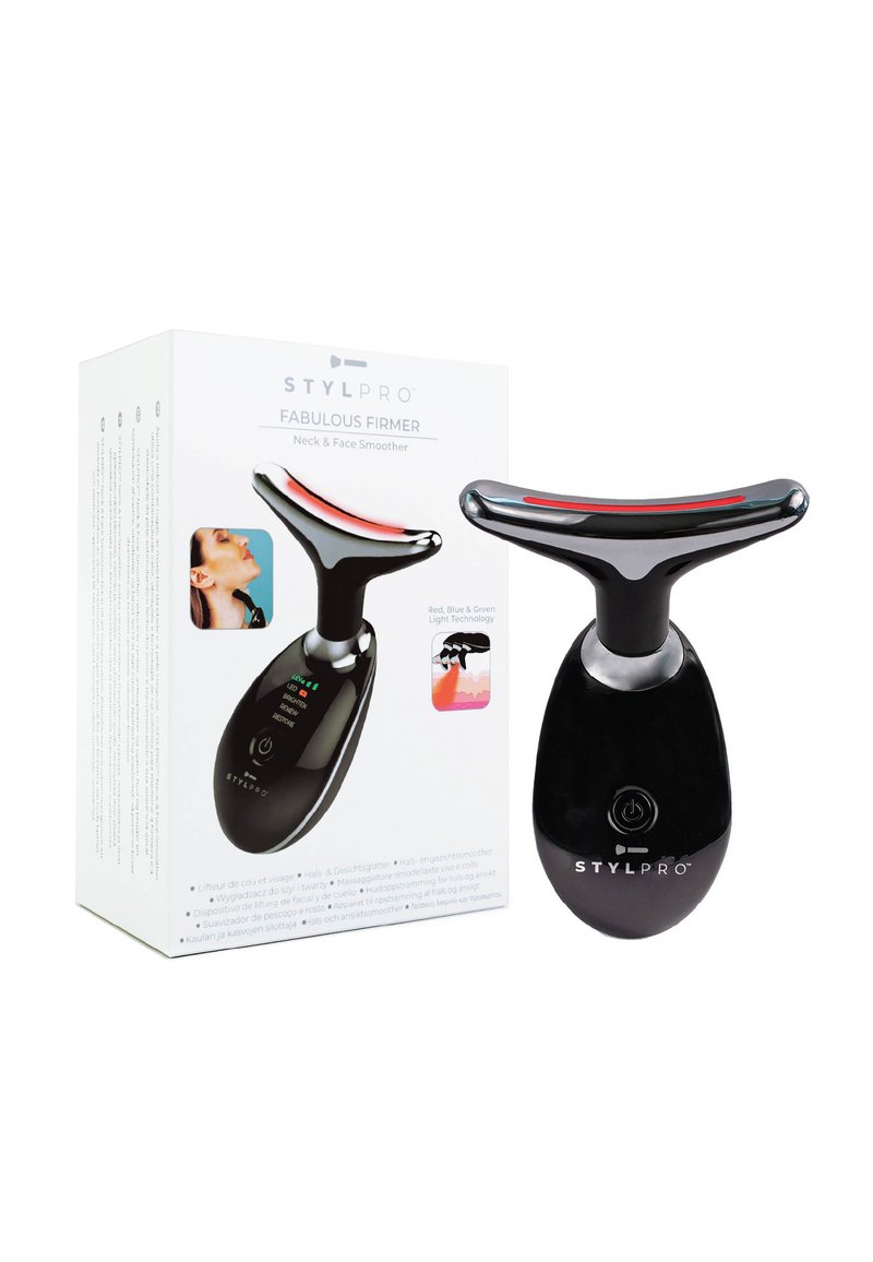Stylpro FABULOUS FIRMER NECK AND FACE SMOOTHER - Skincare tool - black ...
