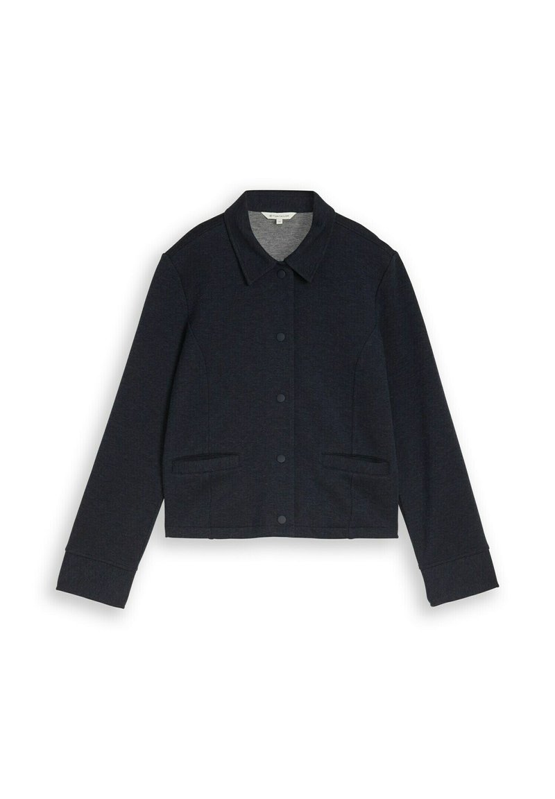 TOM TAILOR REGULAR FIT - Lichte jas - blue melange pique/blauw - Zalando.be