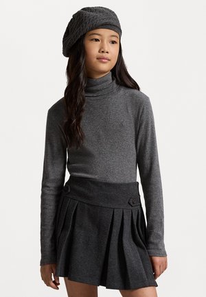 RIBBED COTTON BLEND TURTLENECK - Trui - grey