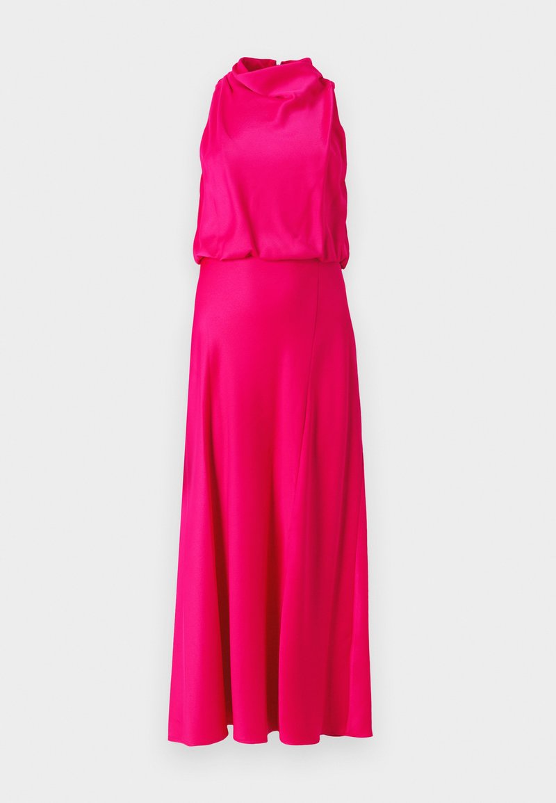 ivory and brown dress Darcy Satin Maxi Dress main image 1