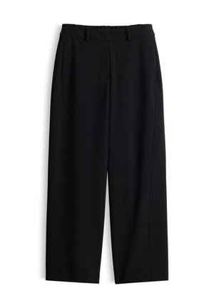 OPUS PANTS, MID RISE WEITER BEINVERLAUF - Stoffhose - black