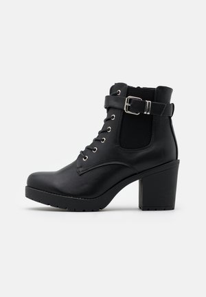 High Heel Stiefelette - black