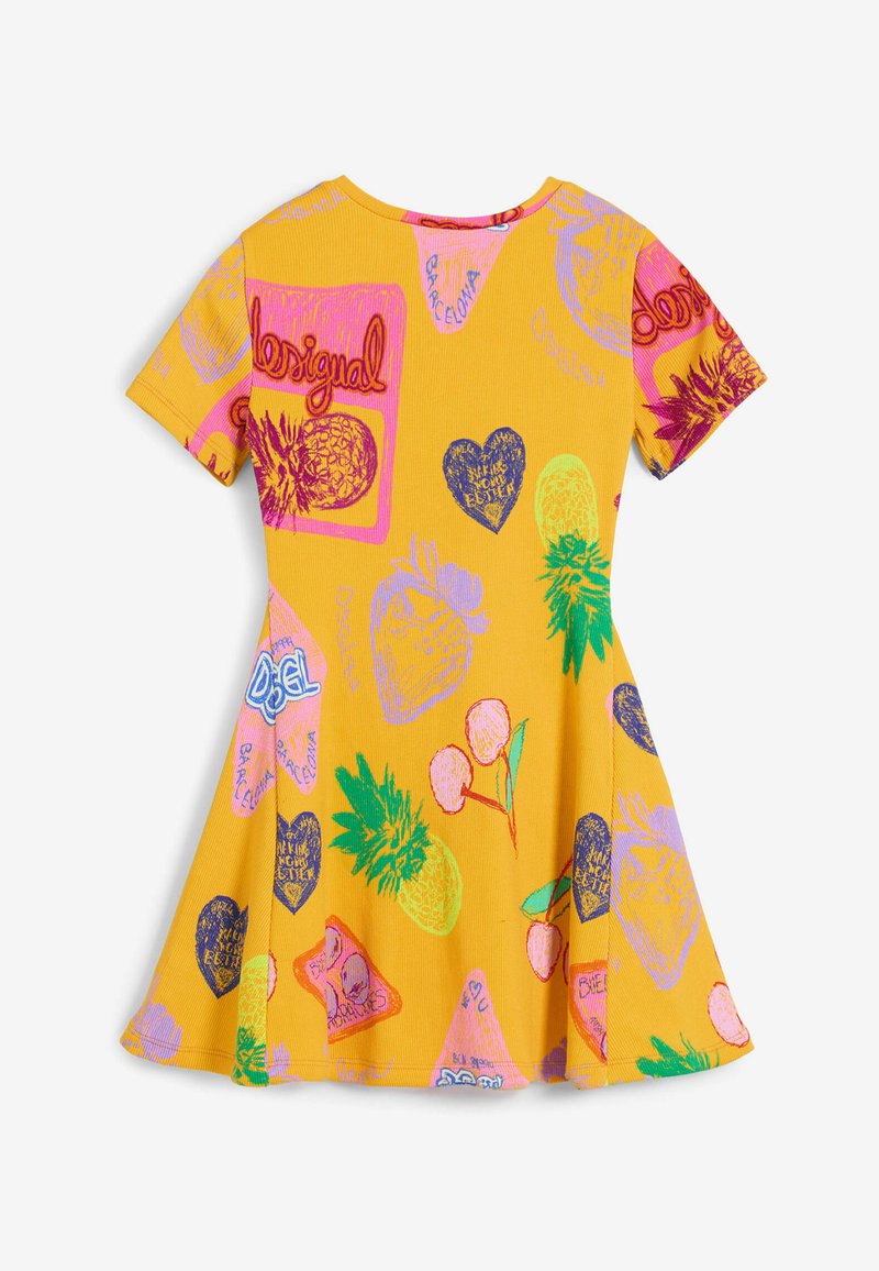 Desigual Vestido de punto yellow/amarillo