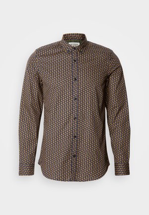 Scotch & Soda SLIM FIT SHIRT - Shirt - blue/brown