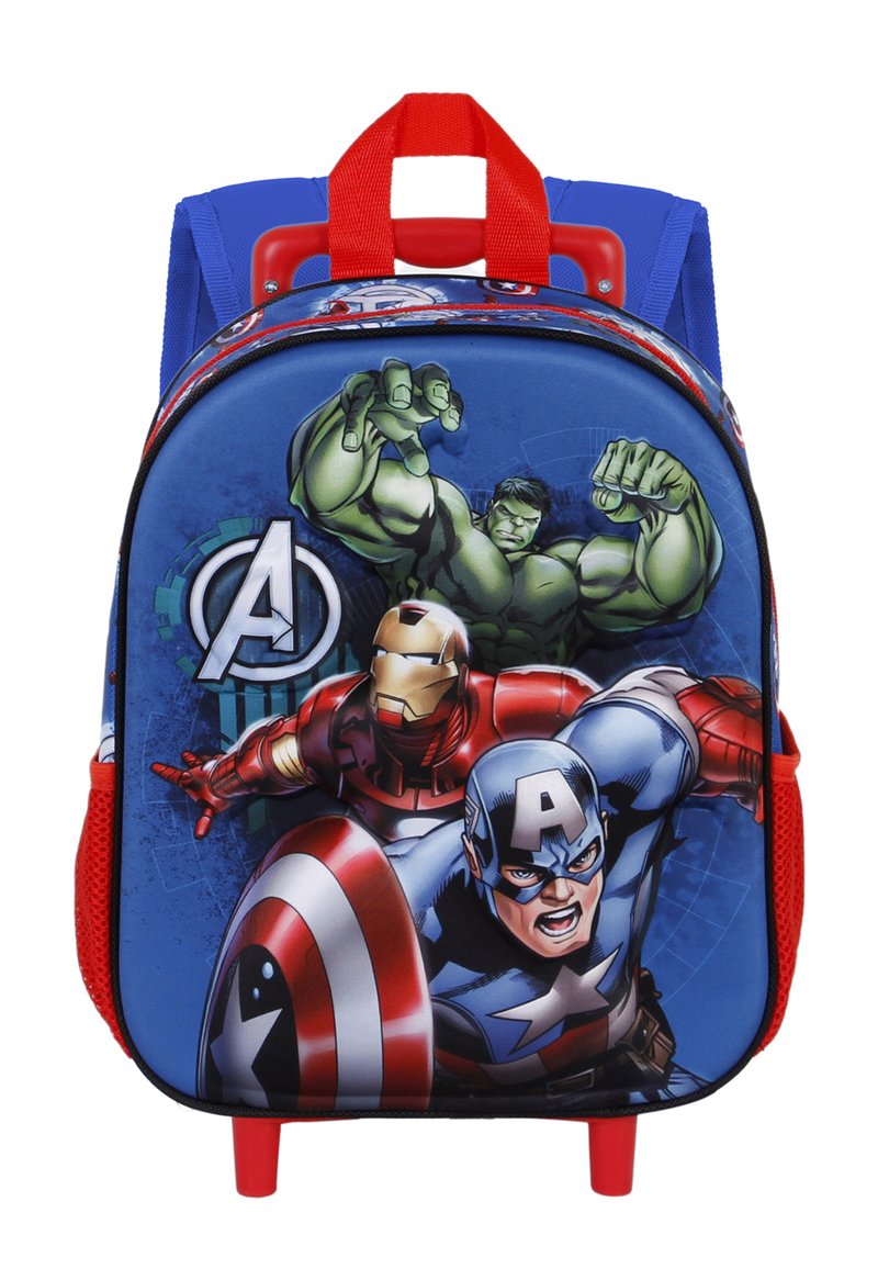 Karactermania CAPTAIN AMERICA FIRST SMALL 3D RUCKSACK WITH WHEELS - Trolley - Avengers multi-coloured