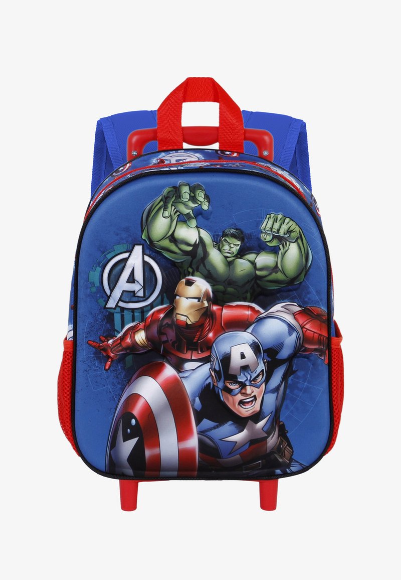 Karactermania CAPTAIN AMERICA FIRST SMALL 3D RUCKSACK WITH WHEELS - Trolley - Avengers multi-coloured