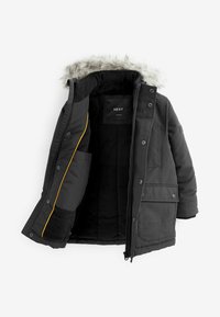 Next SHOWER RESISTANT FAUX FUR PARKA COAT - Vinterfrakke - black