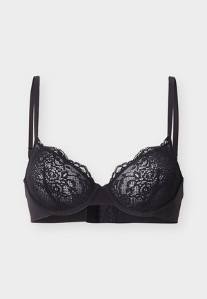 UNLINED DEMI BRA - Bügel BH - onyx