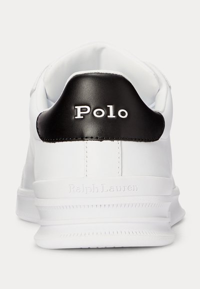 Polo Ralph Lauren HERITAGE COURT II LEATHER SNEAKER - Tossud - white/black
