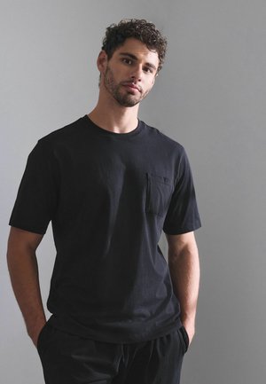 Next, REGULAR FIT - SHORT SLEEVE JERSEY PYJAMAS SET . - Pidžaamakomplekt - black