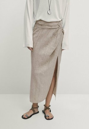 A-linjainen hame - beige