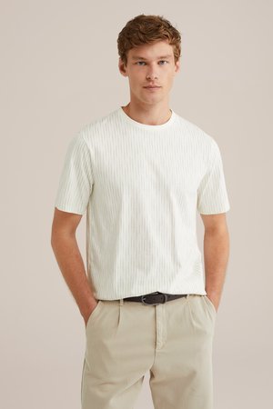 T-shirt print - ecru