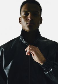 Redefined Rebel JACKET OVERSIZED FIT - Casaco de pele sintética - black