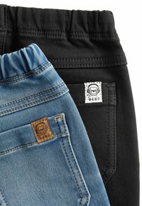 Next SUPER SOFT PULL-ON JEANS WITH STRETCH 2 PACK - Liibuvad teksad - blue black denim