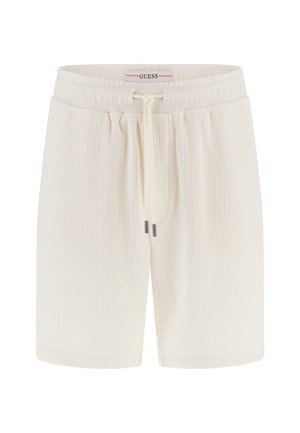 Guess STRUKTURIERTER REGULAR FIT - Shorts - creme