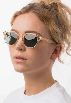Messy Weekend BILLE DESIGN VINTAGE  - Zonnebril - champagne/green