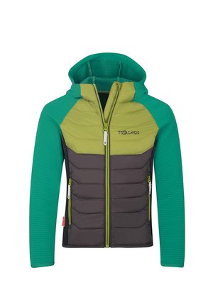 TROLLKIDS KIDS SIRDAL JACKET UNISEX - Übergangsjacke - sea green pear green black