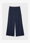 CASUAL STRIPED WITH CROSSOVER - Bukser - dark blue