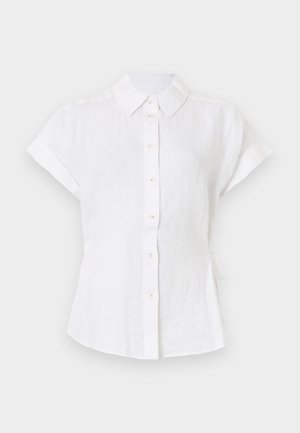 WAISTED SHIRT - Πουκαμίσα με κουμπιά - white