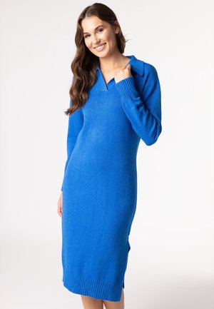 Strickkleid - blue