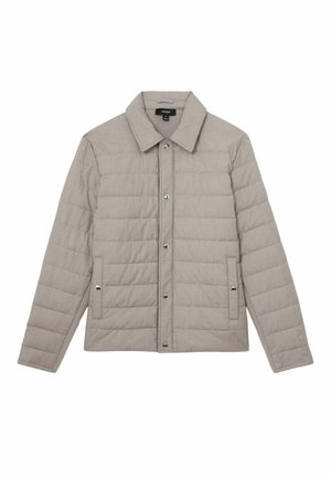 Reiss, REGULAR FIT - HARRISON QUILTED HYBRID PRESS-STUD JACKET . - Winterjacke - mink brown