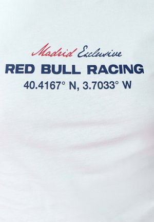 Red Bull Racing x Pepe Jeans, RED BULL RACING X PEPE JEANS PRINT T-SHIRT W COORDINATES TEE - T-shirt print - white
