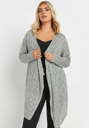 Yours Clothing WATERFALL  - Cardigan - grey
