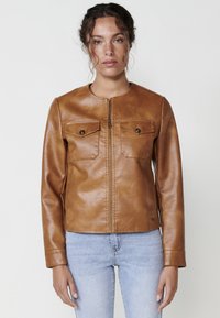 Kunstnahast jakk - marron   brown