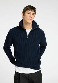 Selected Homme HALF-ZIP  - Džemperis - sky captain