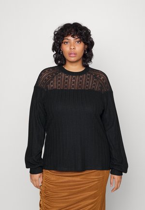 VIJIMO - Strikkegenser - black