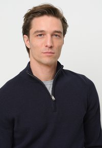 PROFUOMO THE STRUCTURE BASIC HALF ZIP - Maglione - navy